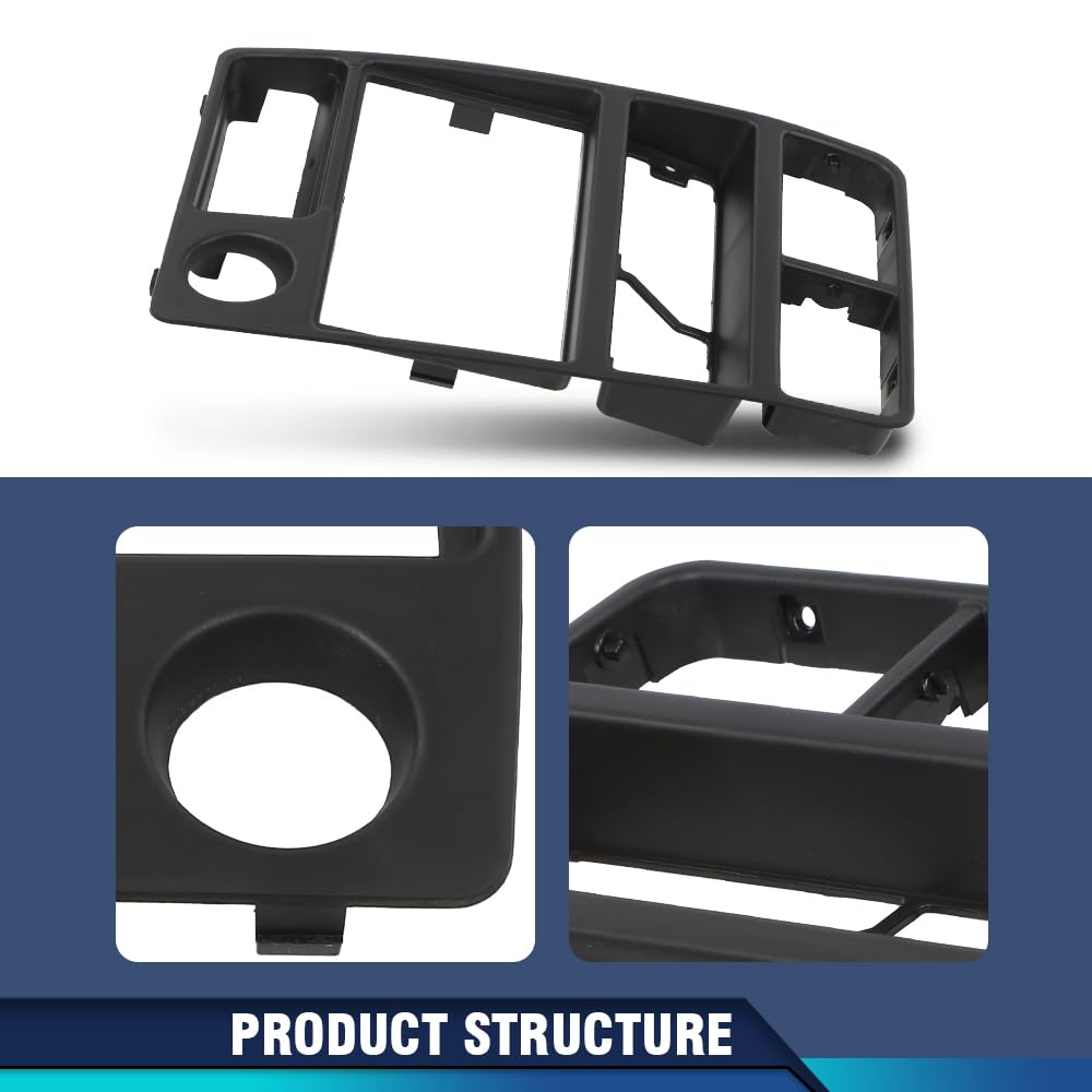 PIT66 Dash Radio AC Bezel Panel Fit Geo Tracker/Suzuki Sidekick 1992-1995