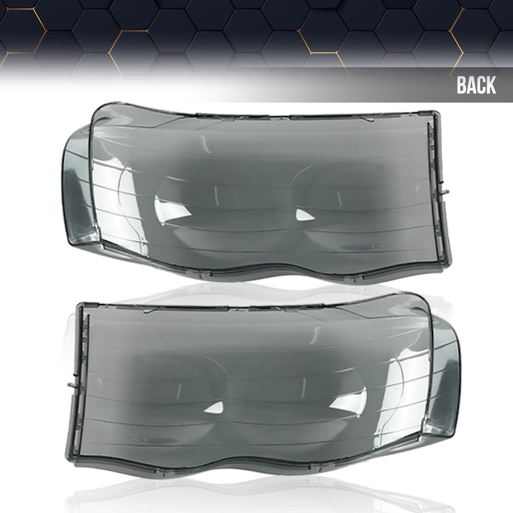 PIT66 Headlight Cover Compatible with 2002-2005 Dodge Ram 1500 2500 3500