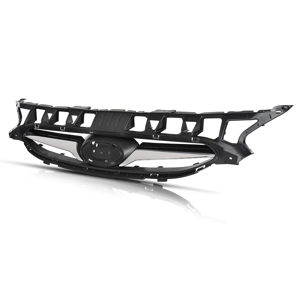PIT66 Front Bumper Upper Grille Fit Accent Sedan Hatchback 2012-2014