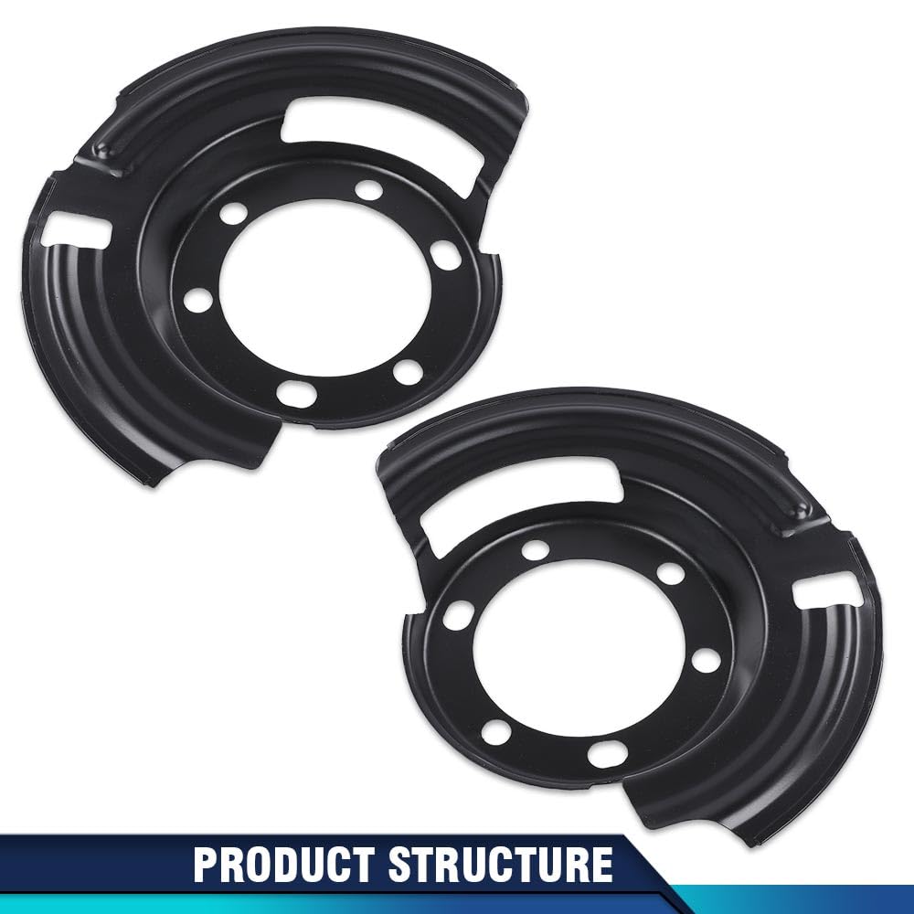 PIT66 Front Brake Dust Shield Pair Fit Jeep Cherokee XJ 1984-2001