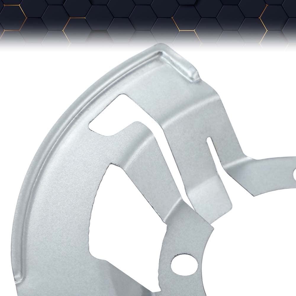 PIT66 Front Brake Dust Shield Compatible with 2000-2002 Dodge Ram 2500 3500 Left and Right Side