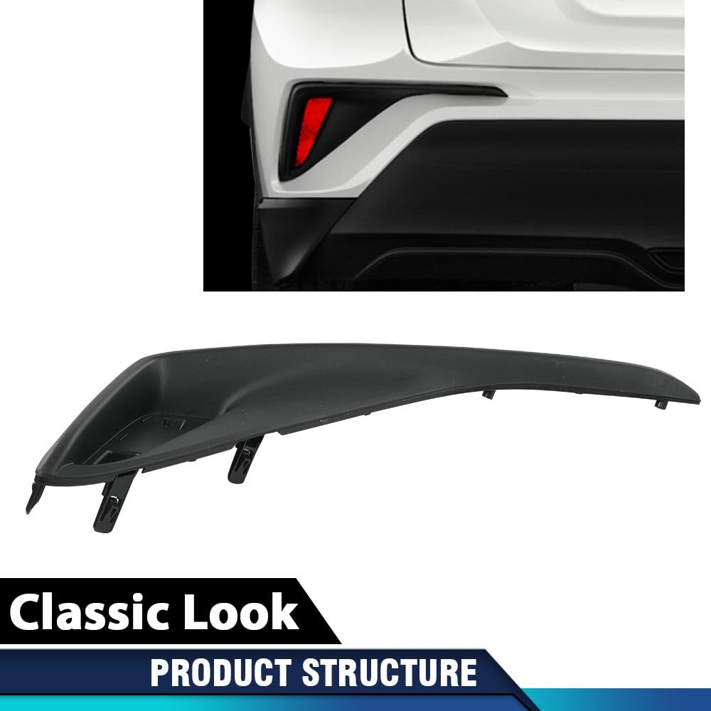 PIT66 Rear Bumper Filler Bumper Insert Cover Plate Left Driver Side