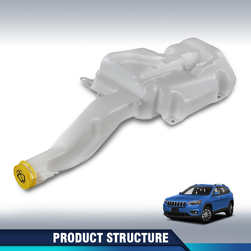 PIT66 Washer Reservoir Windshield Tank Fit Jeep Cherokee 2019-2023