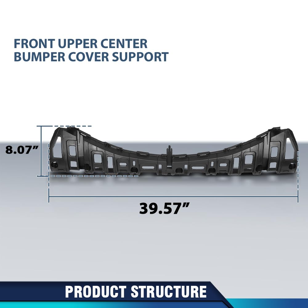 PIT66 Front Upper Center Bumper Support, TO1041118 Black