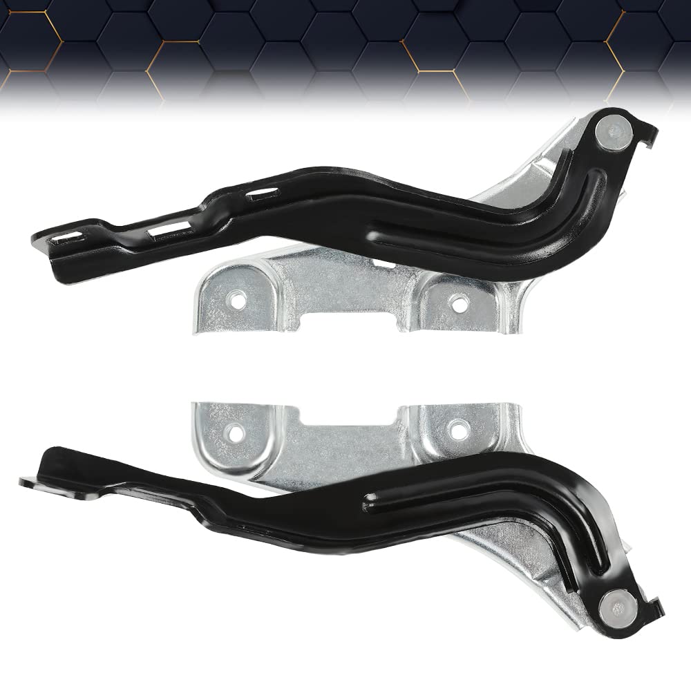 G-PLUS Hood Hinge Set Left Driver and Right Passenger Side Compatible with 2016-2022 Chevy Malibu Left Right Hood Hinge Assembly 23134811 GM1236171 23134810 GM1236170