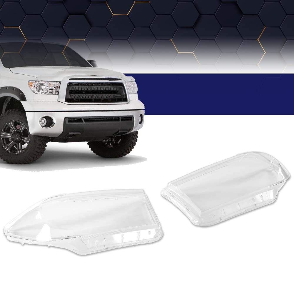 PIT66 Headlight Lens Cover Fit Toyota Tundra 2007-2013