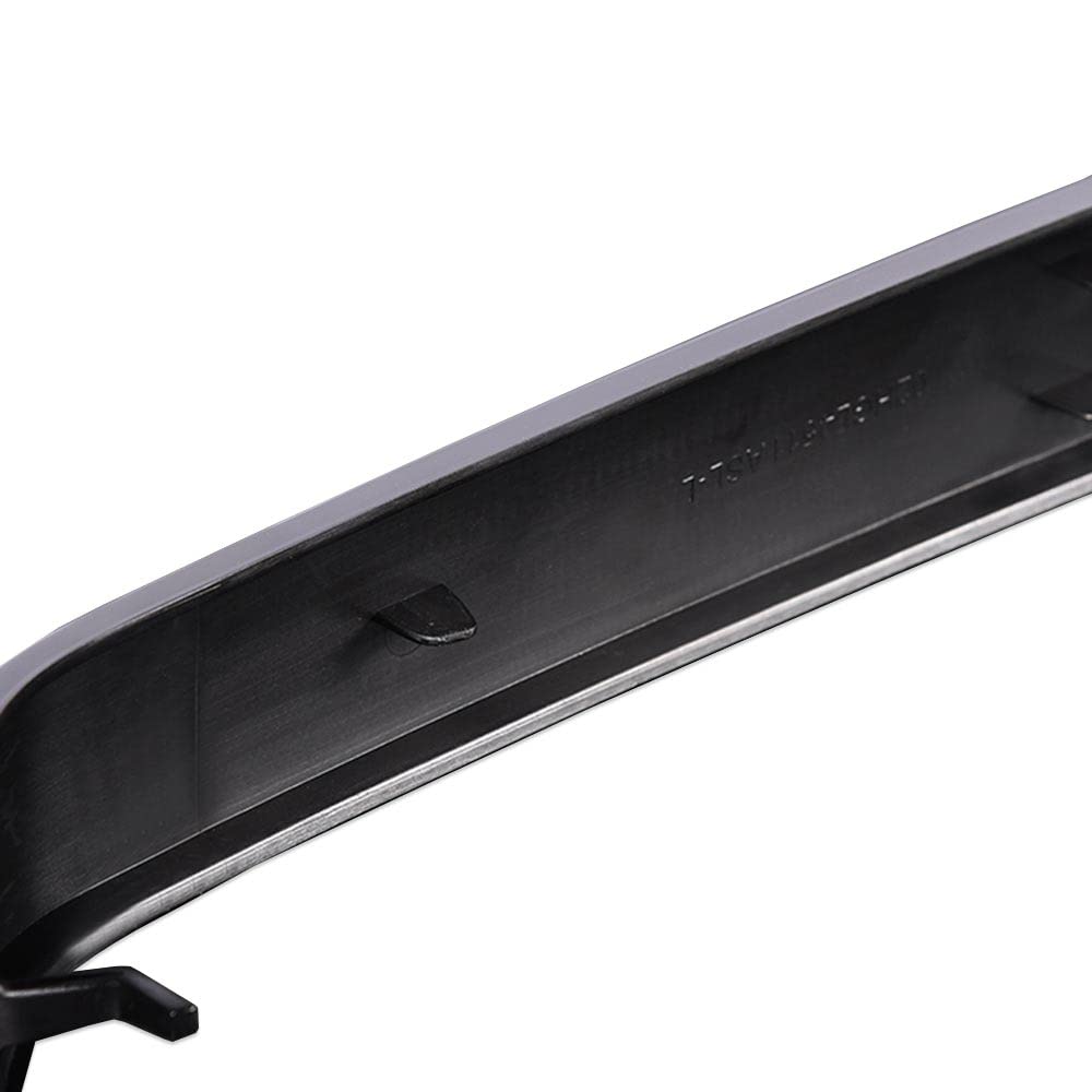 PIT66 Front Grille Trim Set Compatible with Chevy Silverado 2003-2007 Black