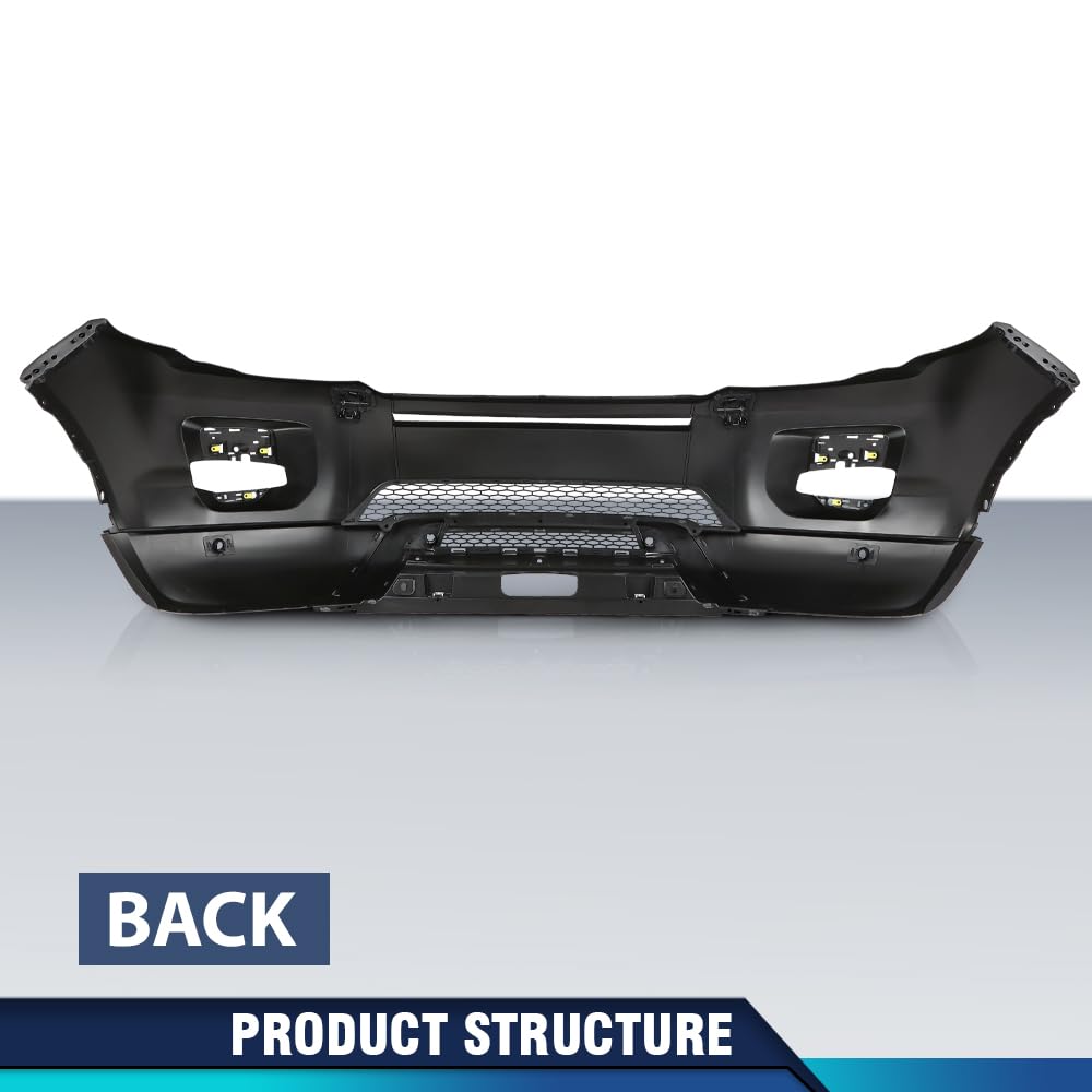 PIT66 Front Bumper Cover Fit Range Rover Evoque 2012-2015 101-59170C Black