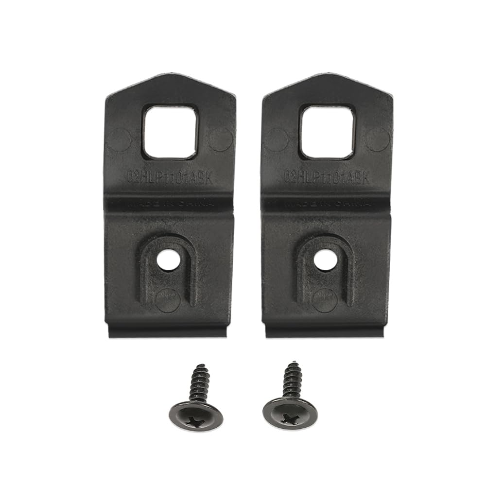 PIT66 Headlight Mount Tab Compatible with BMW E92 Coupe / E93 Convertible - 328i / 335i / 335i 2007-2013 Repair Kit Black