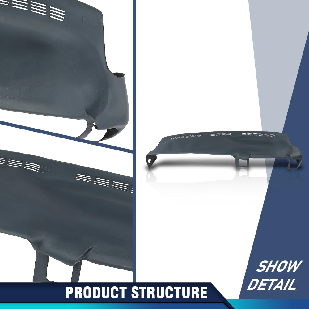 PIT66 TPE Dash Cover Fit Chevy Silverado GMC Sierra 1999-2006