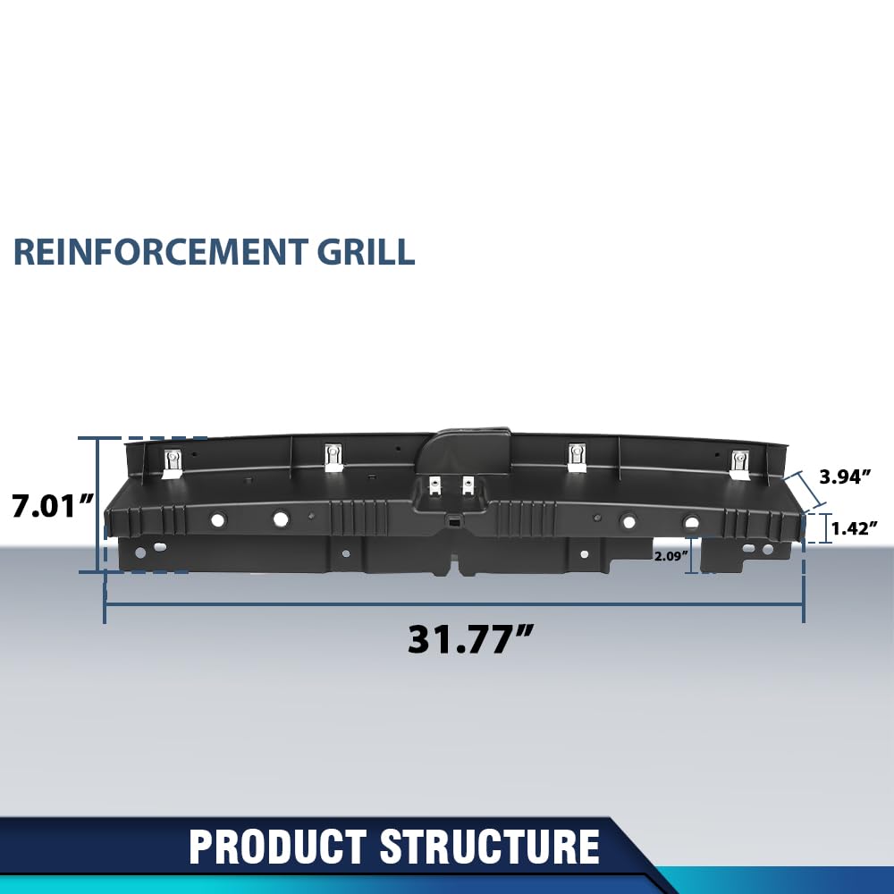 PIT66 Grille Reinforcement Grill, CH1223104 Black