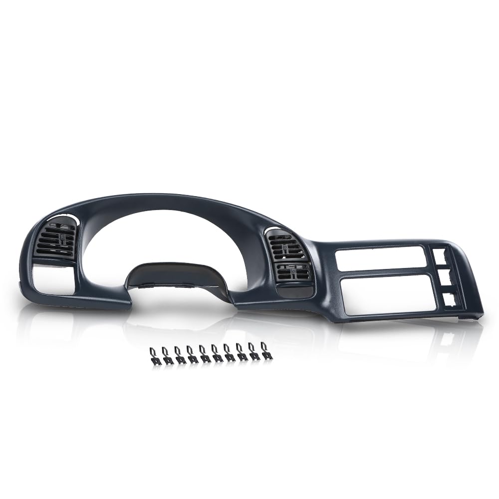 PIT66 Dash Radio Cluster Bezel Fit Chevy Astro GMC Safari 1995-2005 Blue