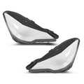PIT66 Headlight Lens Covers Left & Right Side, Headlamp Lens Cover Clear