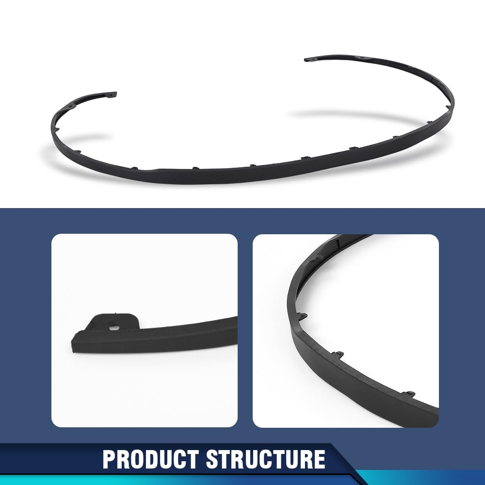 PIT66 Front Air Dam Deflector Lower Valance Apron Compatible with Hyundai Elantra 2014 2015 2016
