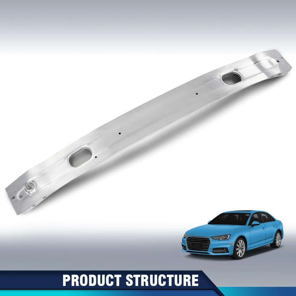 PIT66 Front Bumper Reinforcement Bar, AU1006130 Silver