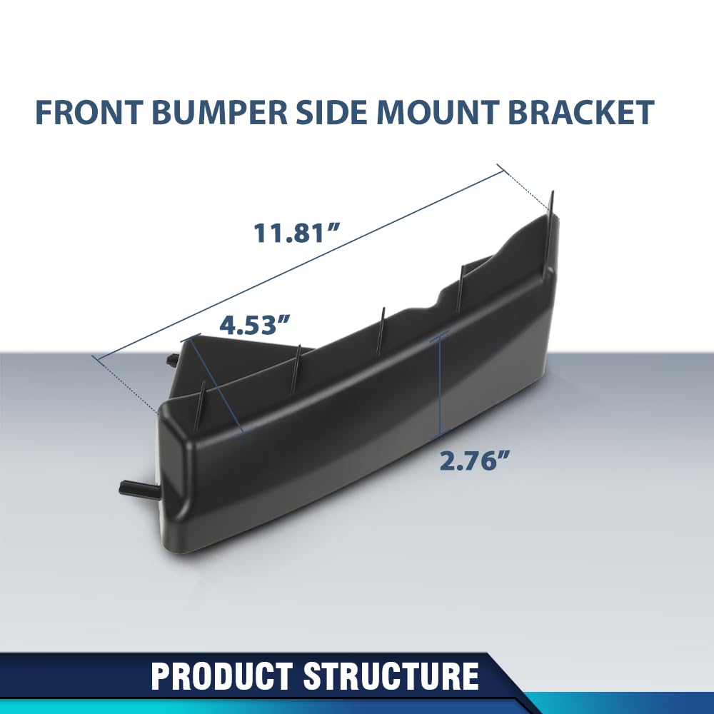 PIT66 Front Bumper Side Mount Bracket, LR036193, LR036189, LR026531 Black