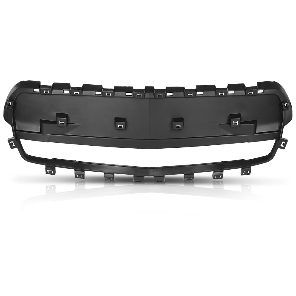 PIT66 Front Bumper Grille Bottom Support Air Deflector Compatible with Chevy Malibu 2013-2016 22883316 Black