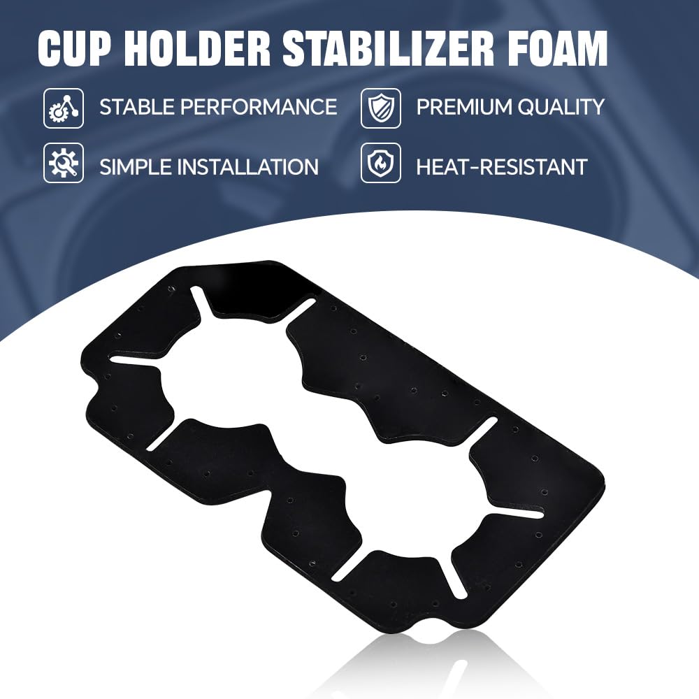 PIT66 Console Cup Holder Foam Sheet Insert Fit 2006-2014 Honda Ridgeline