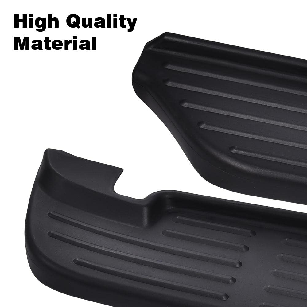 PIT66 Rear Bumper Step Pad Cover Compatible with Ford F250 F350 F450 F550 Super Duty Lariat, XL, XLT Models 1999-2007 Driver Left and Passenger Right Side