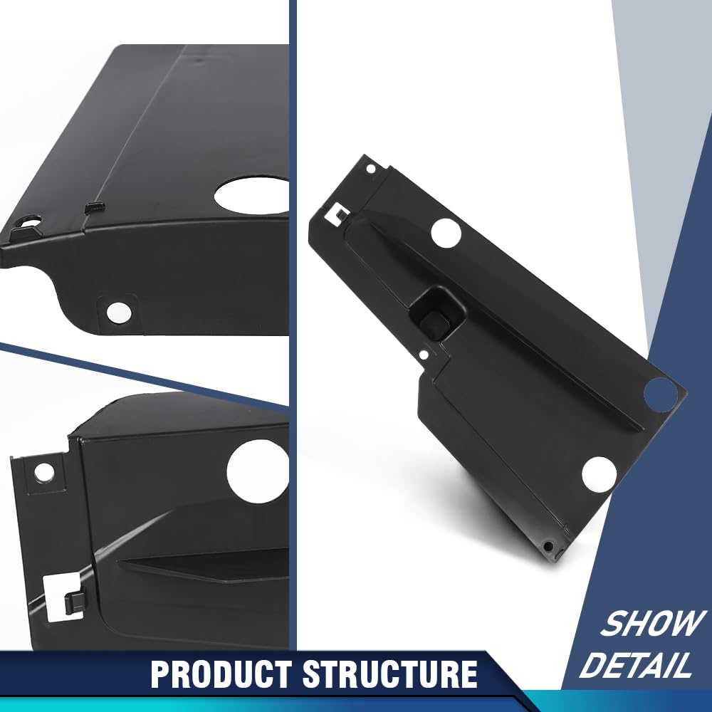 PIT66 Front Bumper Cover Bracket Left Driver Side, TO1142153 Black