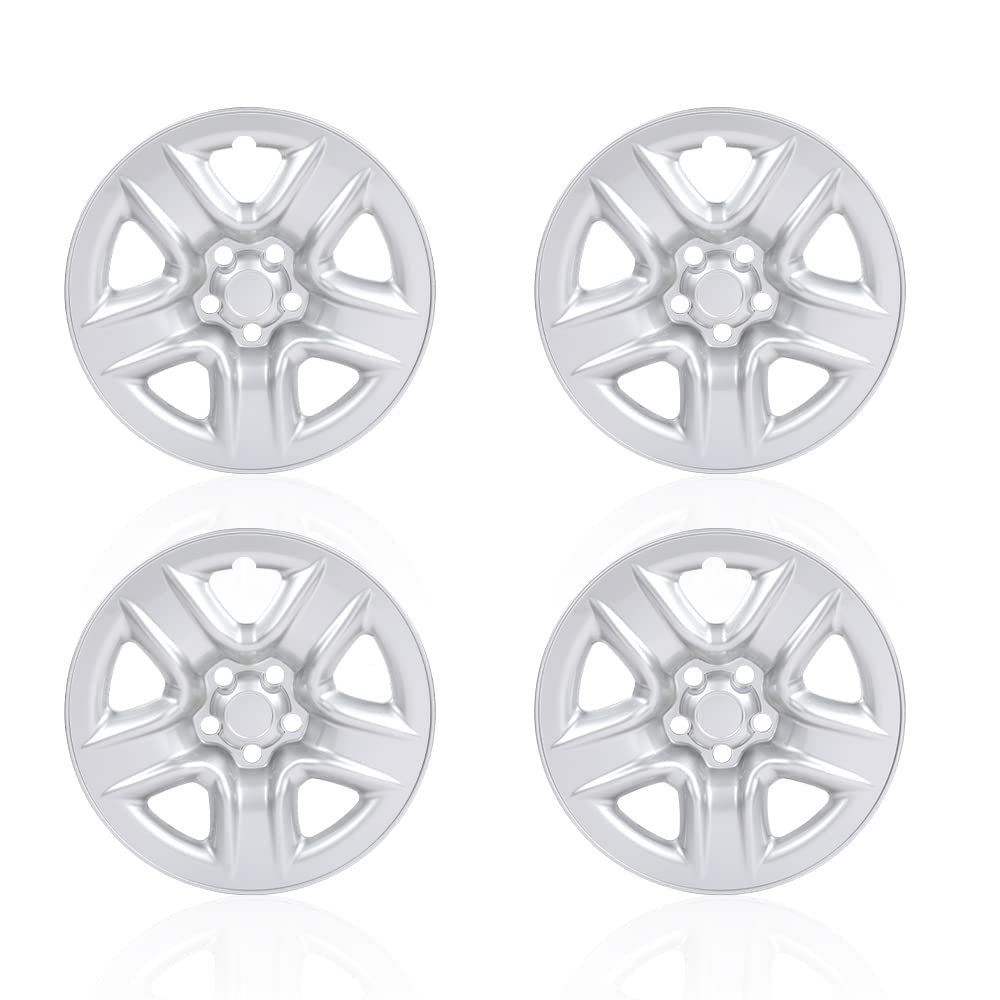 PIT66 17" Hubcaps 4PCS Fit Toyota RAV4 2006-2012 5-Spoke Steel Wheels