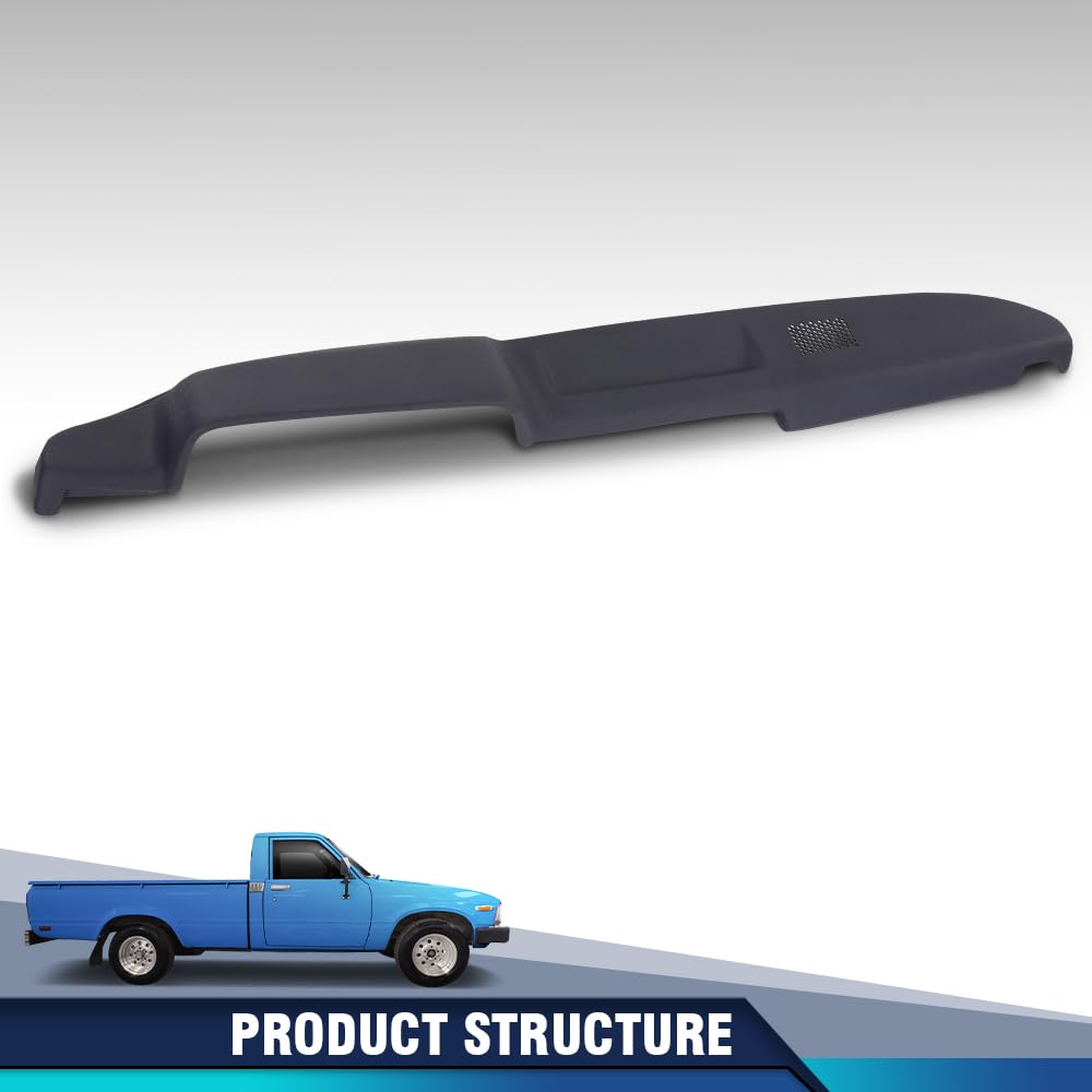 PIT66 TPE Dash Cover Bezel Fit Toyota Pickup 1979-1983 Dark Blue