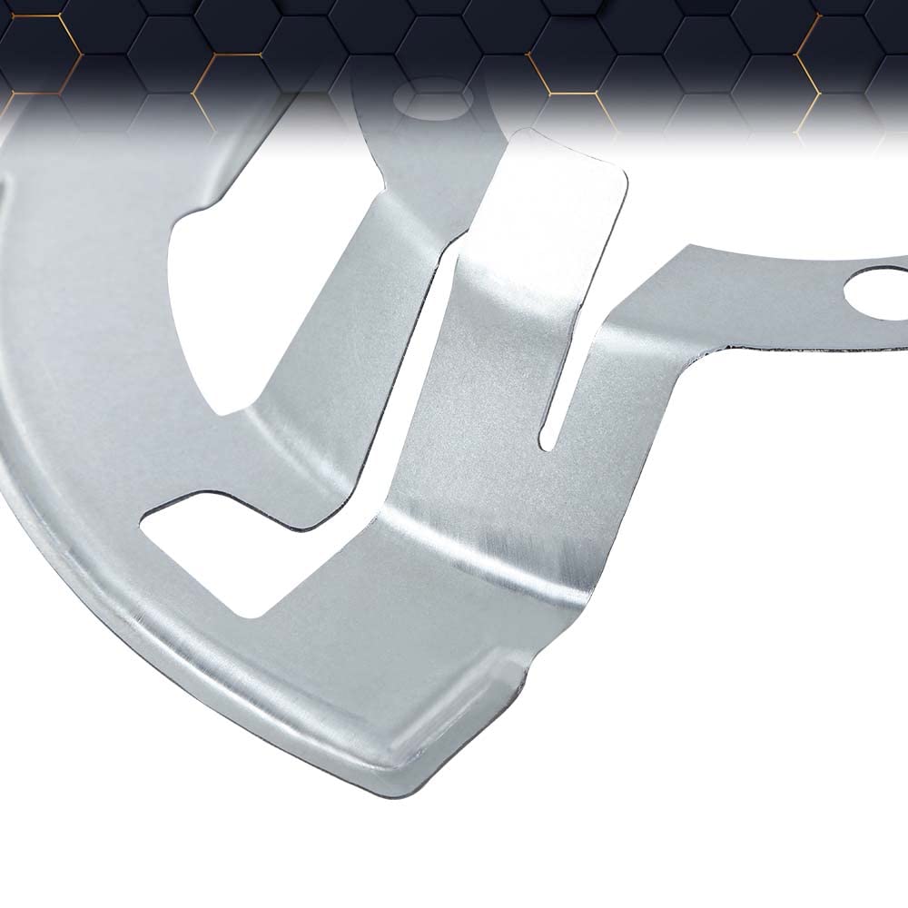 PIT66 Front Brake Dust Shield Compatible with 2000-2002 Dodge Ram 2500 3500 Left and Right Side
