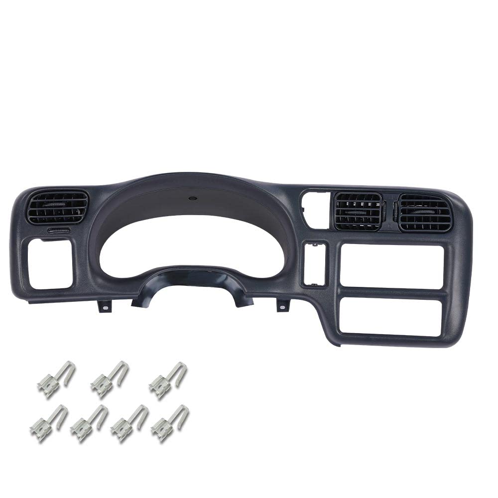 PIT66 Single DIN Dash Bezel Fit Chevy Blazer S10 GMC Jimmy S15 Sonoma 98-04