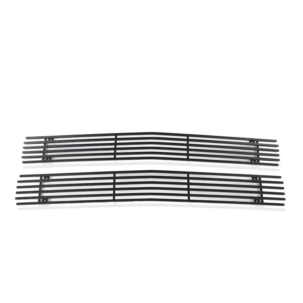 PIT66 Billet Grill Grille Insert Compatible with Chevy Suburban/Tahoe 1994-1999 Fit Chevy C/K Pickup & Chevy Blazer 1994-1999 Stainless Steel Black