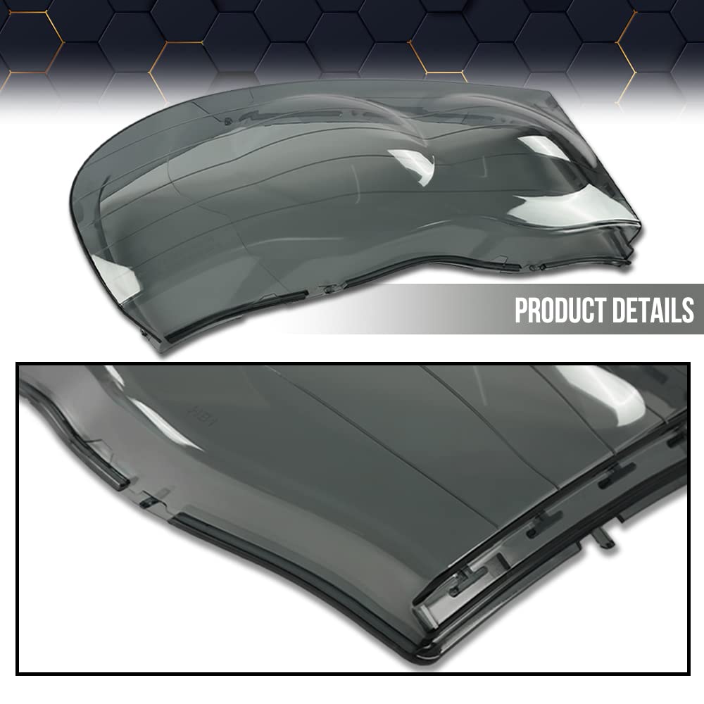 PIT66 Headlight Cover Compatible with 2002-2005 Dodge Ram 1500 2500 3500