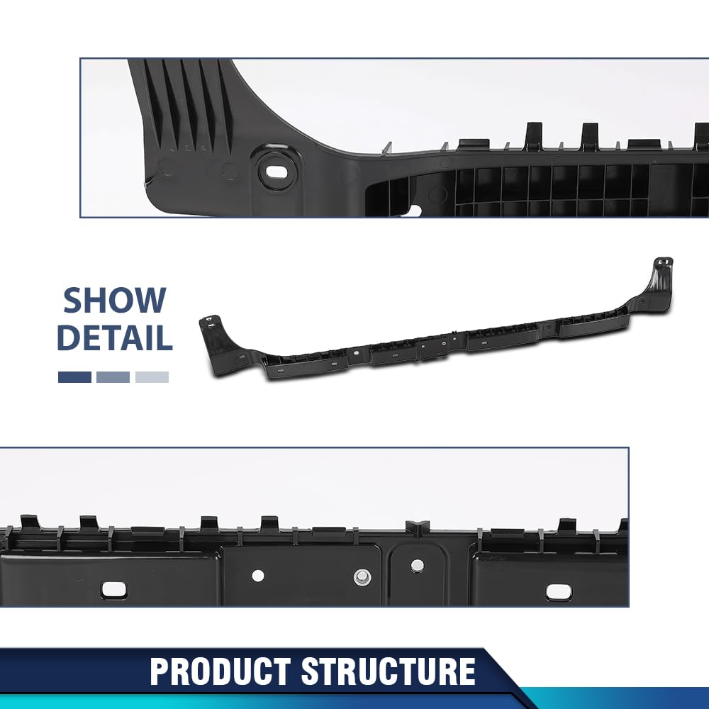 PIT66 Rear Bumper Bracket Center Mount, Black