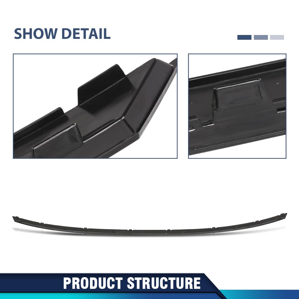 PIT66 Rear Bumper Molding Lower Diffuser Fit Audi S4 A4 Quattro 2017-2019