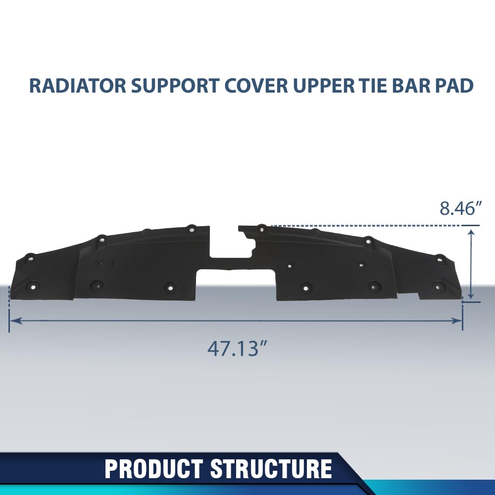 PIT66 Front Upper Radiator Support Cover Compatible with Nissan Altima 2019-2020