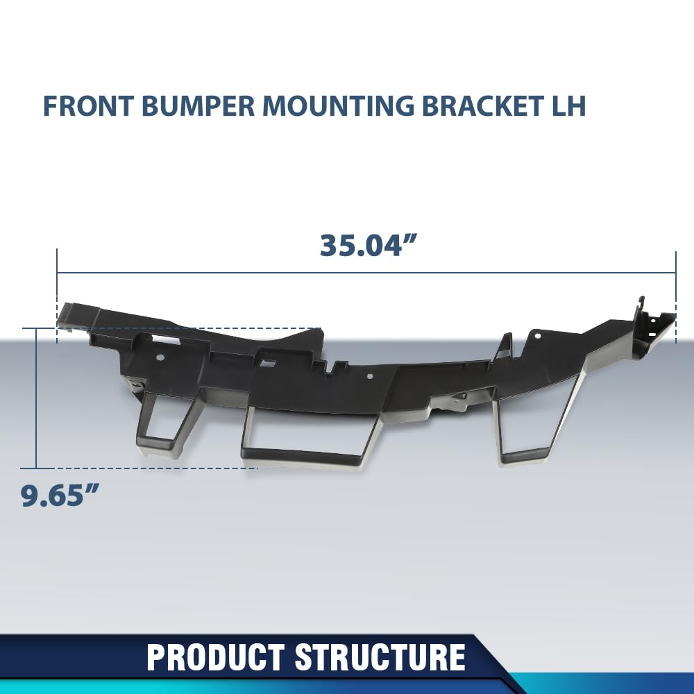 PIT66 Front Left Bumper Mounting Bracket, LR013866, DPN500051 Black