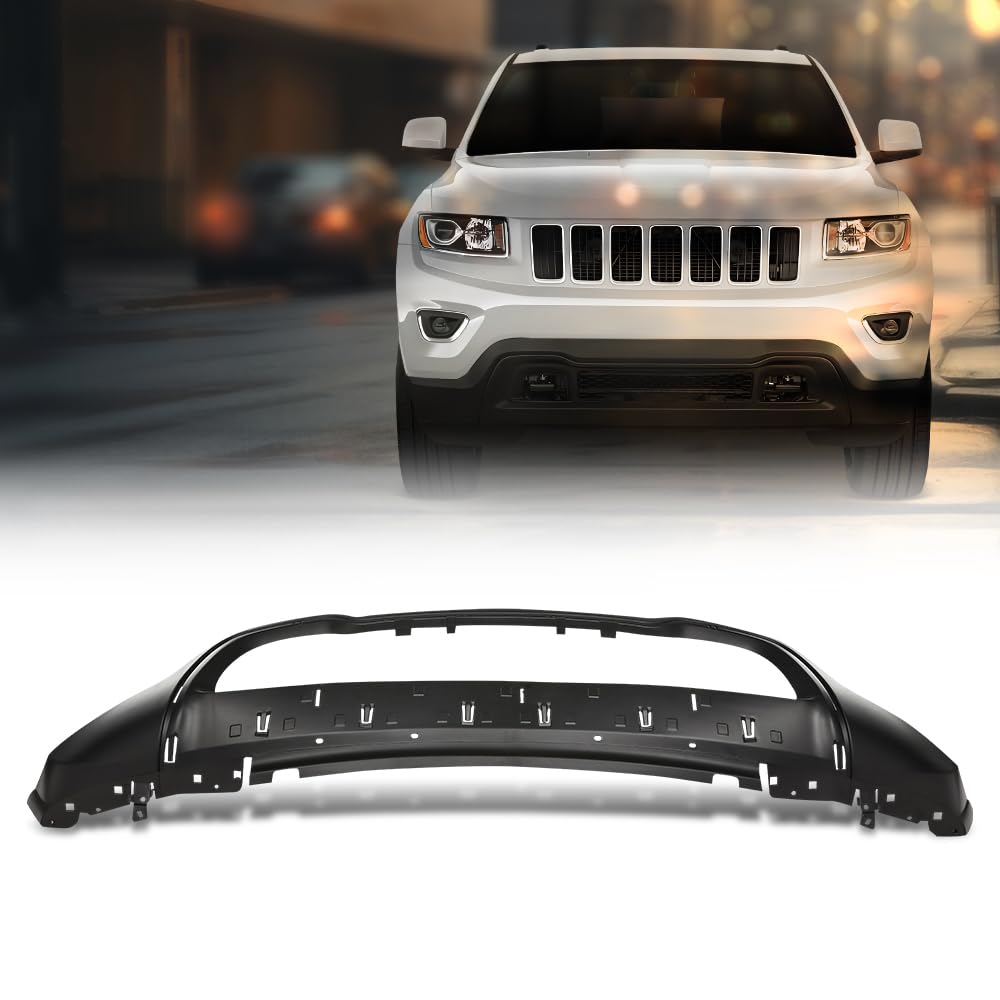 PIT66 Front Lower Bumper Cover Fit Jeep Grand Cherokee 2014-2016 Black