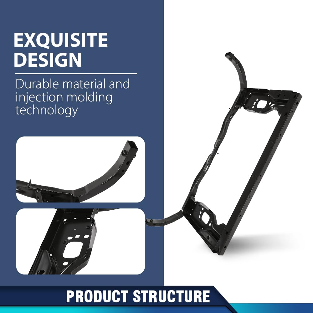 PIT66 Front Radiator Support, Black