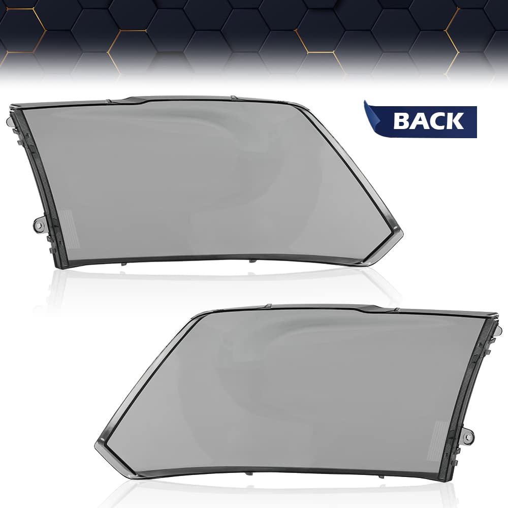 PIT66 LED Headlight Cover Fit Dodge Ram 1500 2009-2018