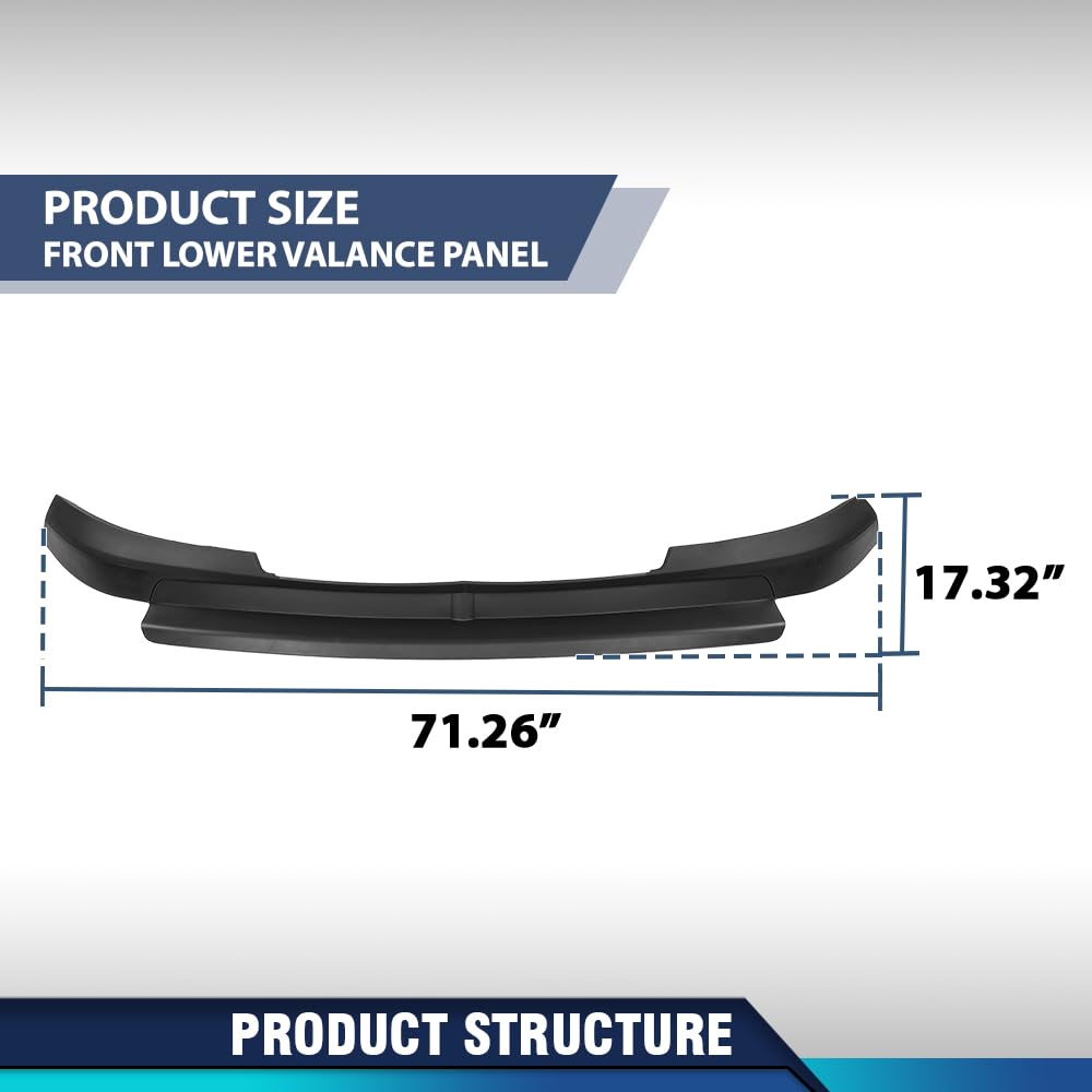PIT66 Front Lower Valance Panel Fit Ford Explorer 2011 2012 2013 2014 2015