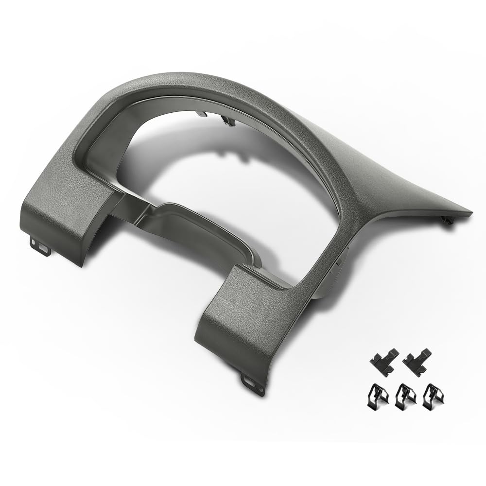 PIT66 Dash Cluster Bezel Trim Fit Ford F150 Lariat 2004-2008 Gray