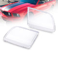 PIT66 Headlight Lens Cover, Compatible with 2005-2009 Ford Mustang (Does Not Fit Shelby GT500 Models) Clear