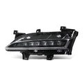 PIT66 LED Front Bumper Fog Light Daytime Running Lamp Assembly Left Driver Side Compatible with Lincoln MKC 2015-2018 EJ7Z13200D, FO2562100 Black Housing Clear Lens