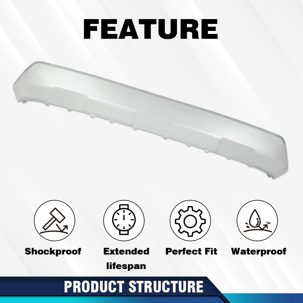 PIT66 Rear Bumper Lower Valance Panel Cover, TO1195120 Silver