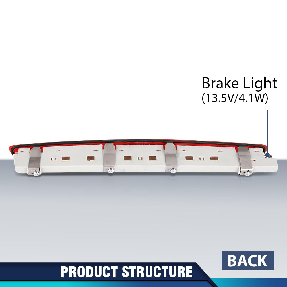 PIT66 3rd Brake Light Fit Benz C-Class W203 Sedan & AMG models 2001-2007