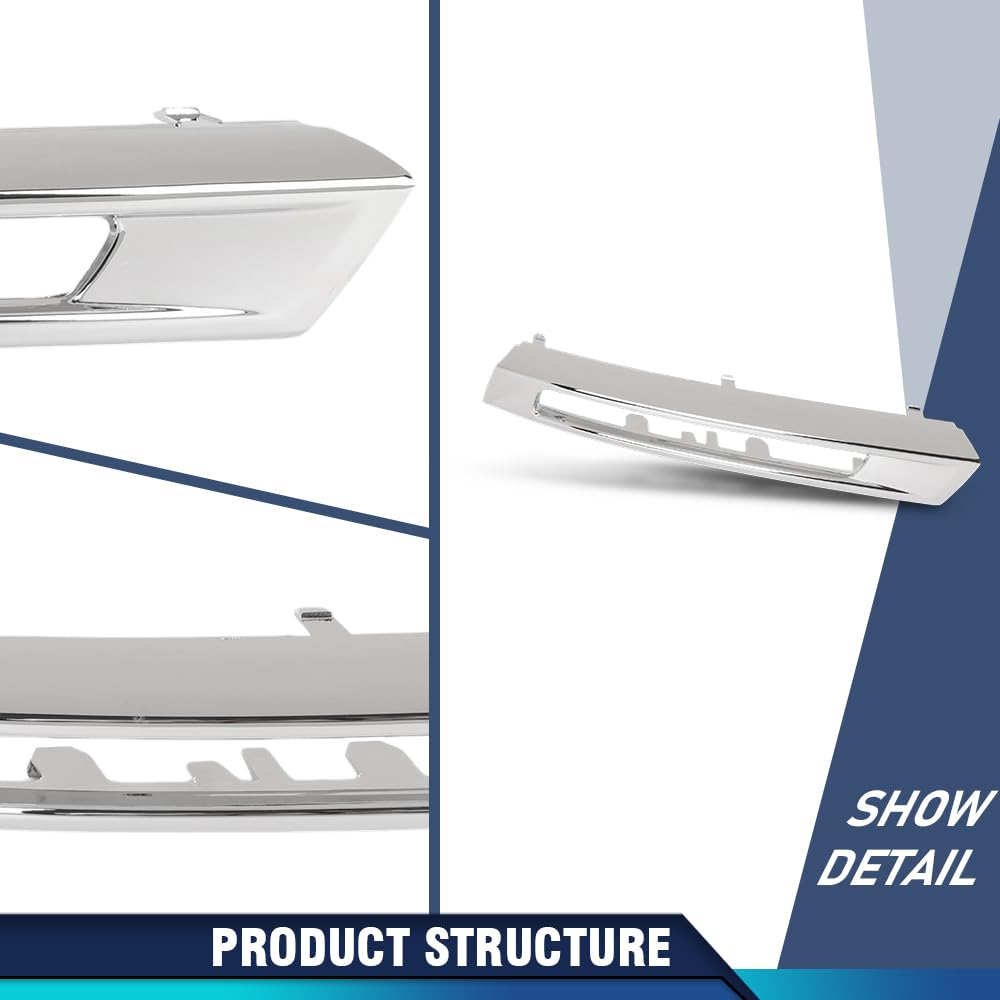 PIT66 Left & Right Fog Light Trim Cover Pair
