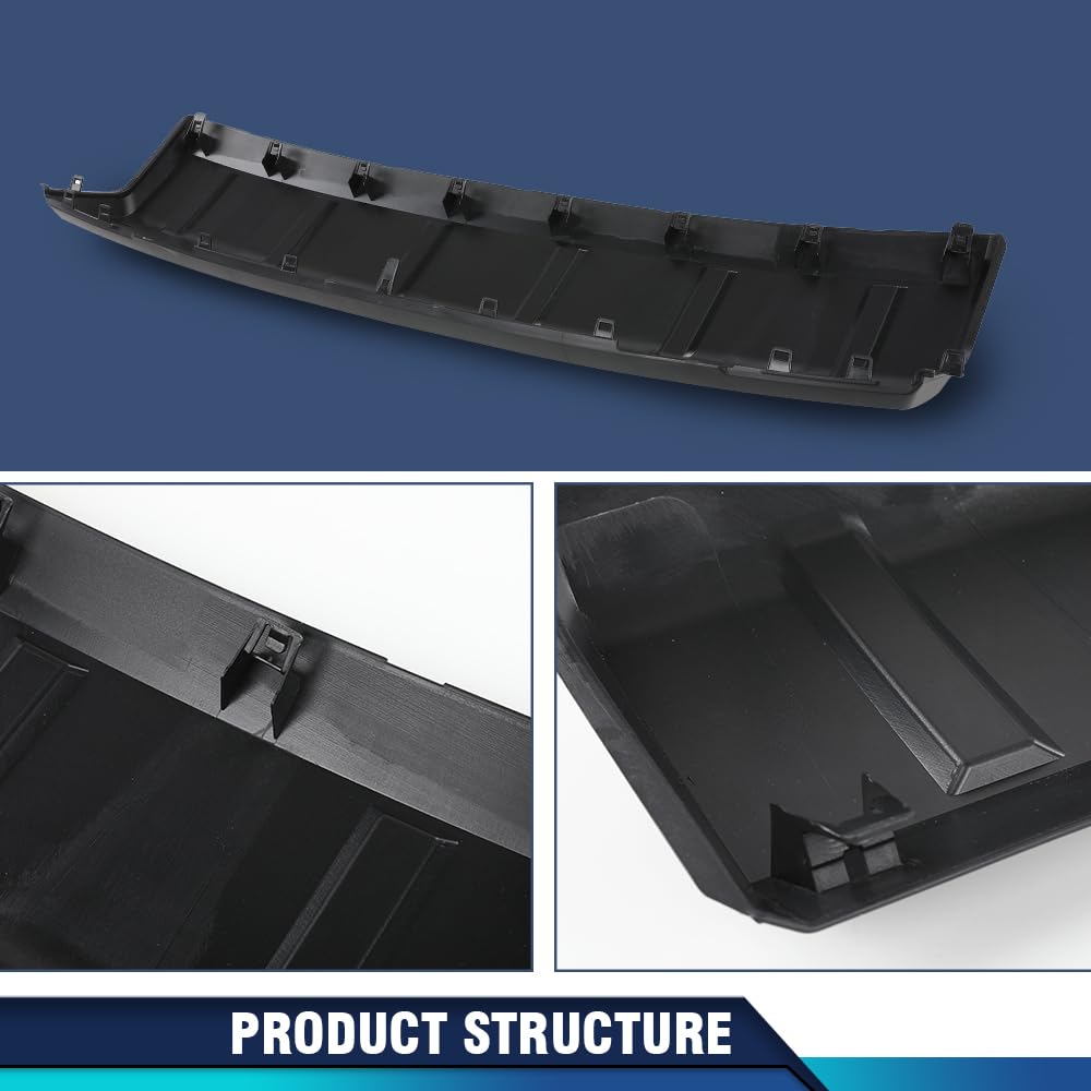 PIT66 Front Bumper Lower Valance Panel, Black