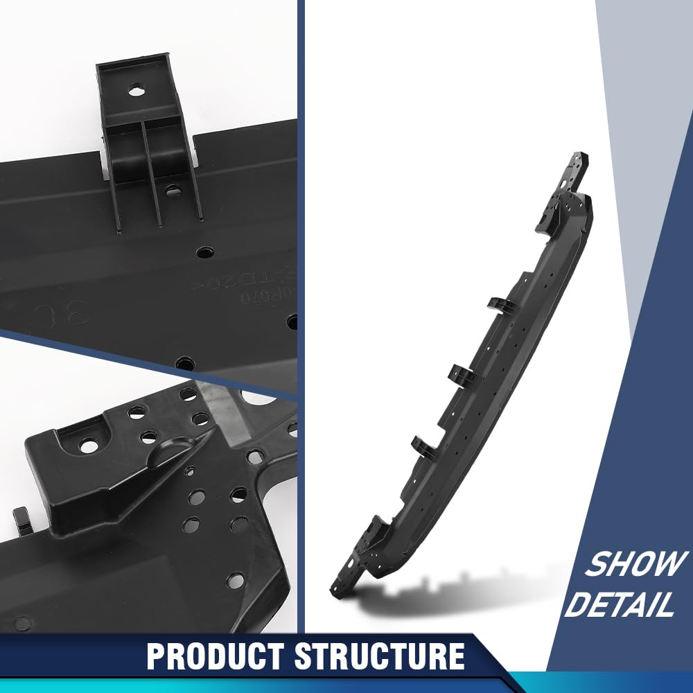 PIT66 Front Lower Bumper Absorber 1Pc, TO1070233 Black