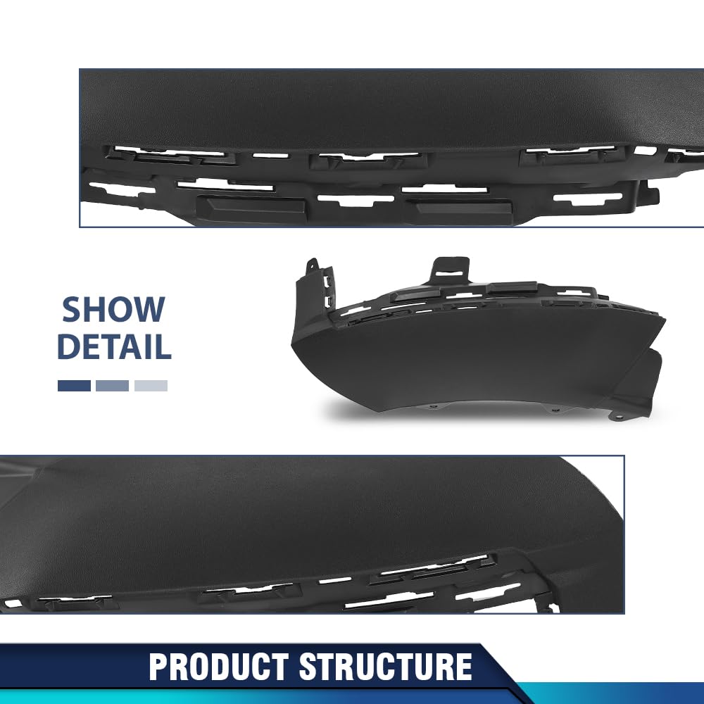 PIT66 Front Bumper Lower Molding Trim Cover Fit Benz X253 GLC 2016-2019