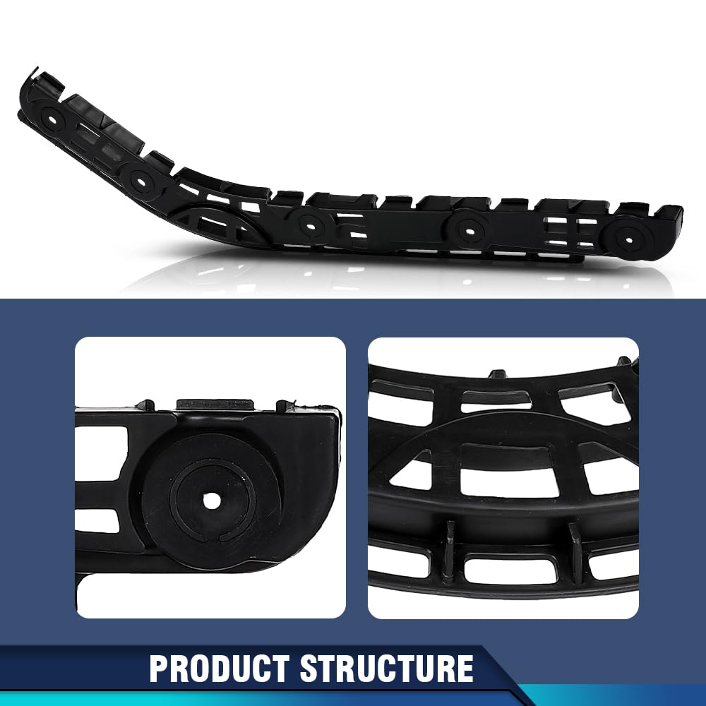 PIT66 Rear Left Bumper Outer Bracket, Black