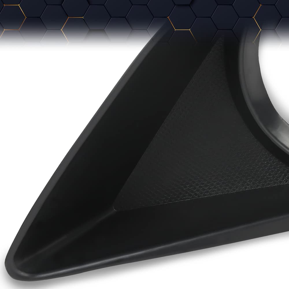 PIT66 Fog Light Trim Set, Driver and Passenger Side black