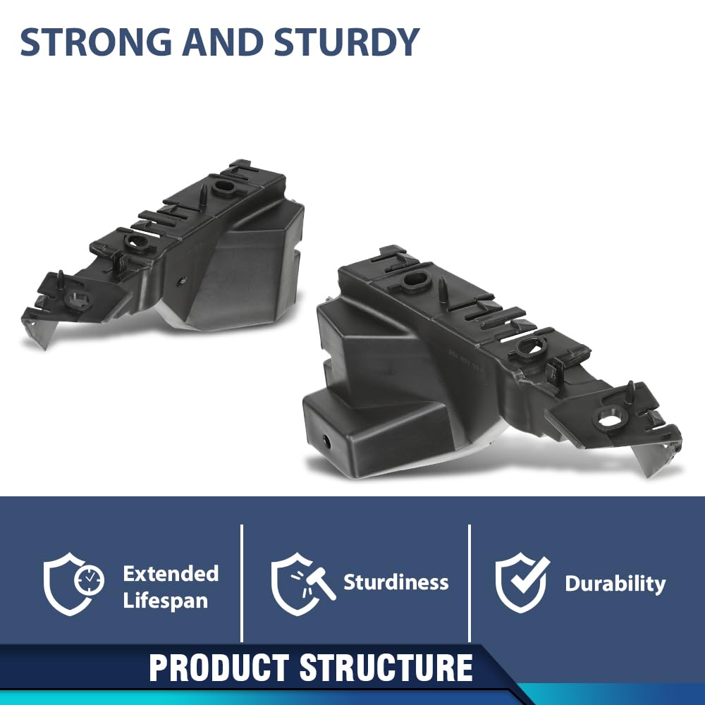 PIT66 Front Bumper Bracket Set of 2 Left & Right Side, AU1043100 PP Plastic